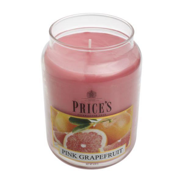 Prices Candles Scented Large Jar - Pink Grapefruit Special Offers & Discounts Kitchen Home /
