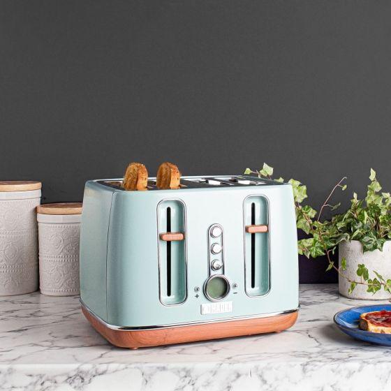 Haden Dorchester Sage Green 4 Slice Toaster Kitchen & Home Small Appliances
