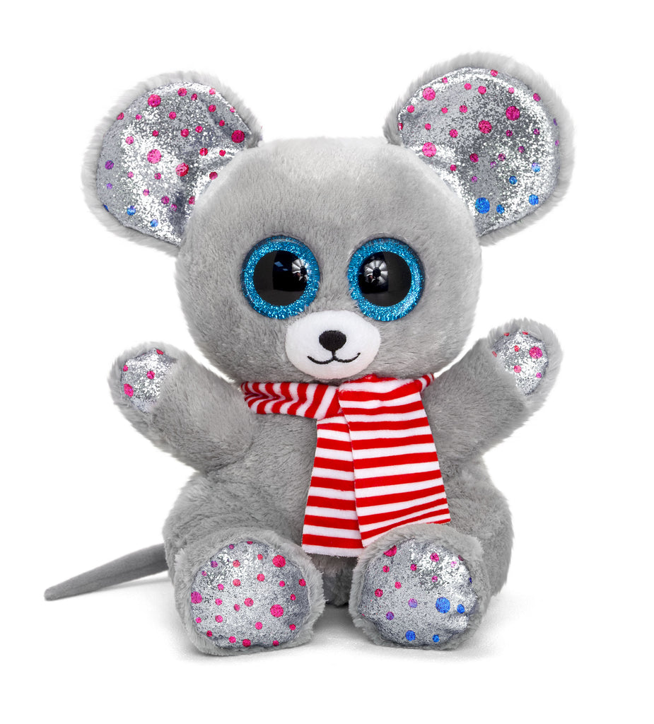 Keel Toys Animotsu Christmas Mouse With Scarf 25cm – Ample
