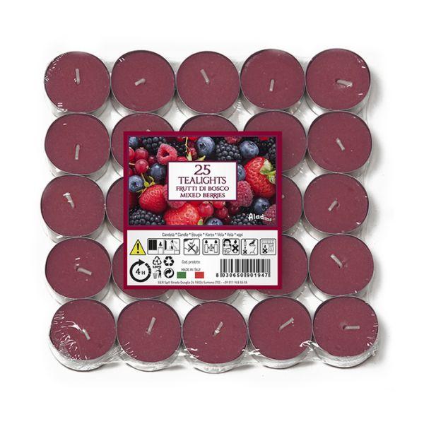 Prices-Aladino-Scented-Tealights-Pack-of-25-Mixed-Berries