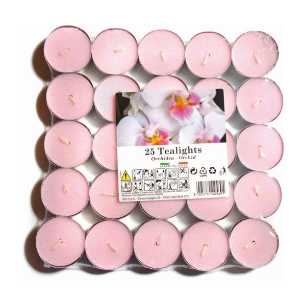 Prices-Aladino-Scented-Tealights-Pack-of-25-Orchid