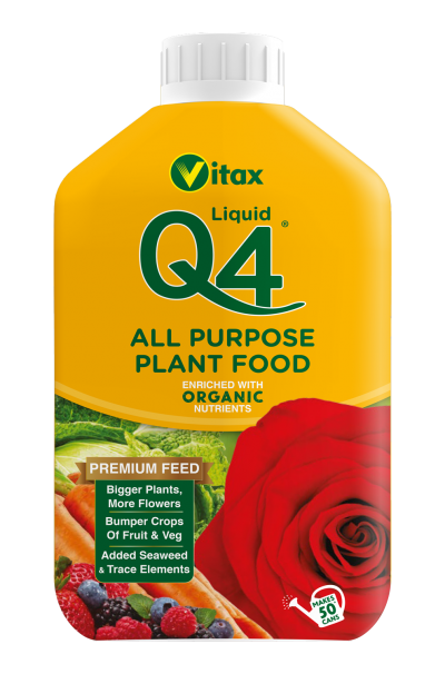 Vitax Q4 Organic All Purpose Liquid Plant Food 1L