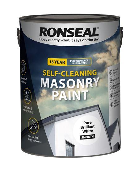 Ronseal-Self-Clean-Masonry-Paint-Pure-Brilliant-White-5L