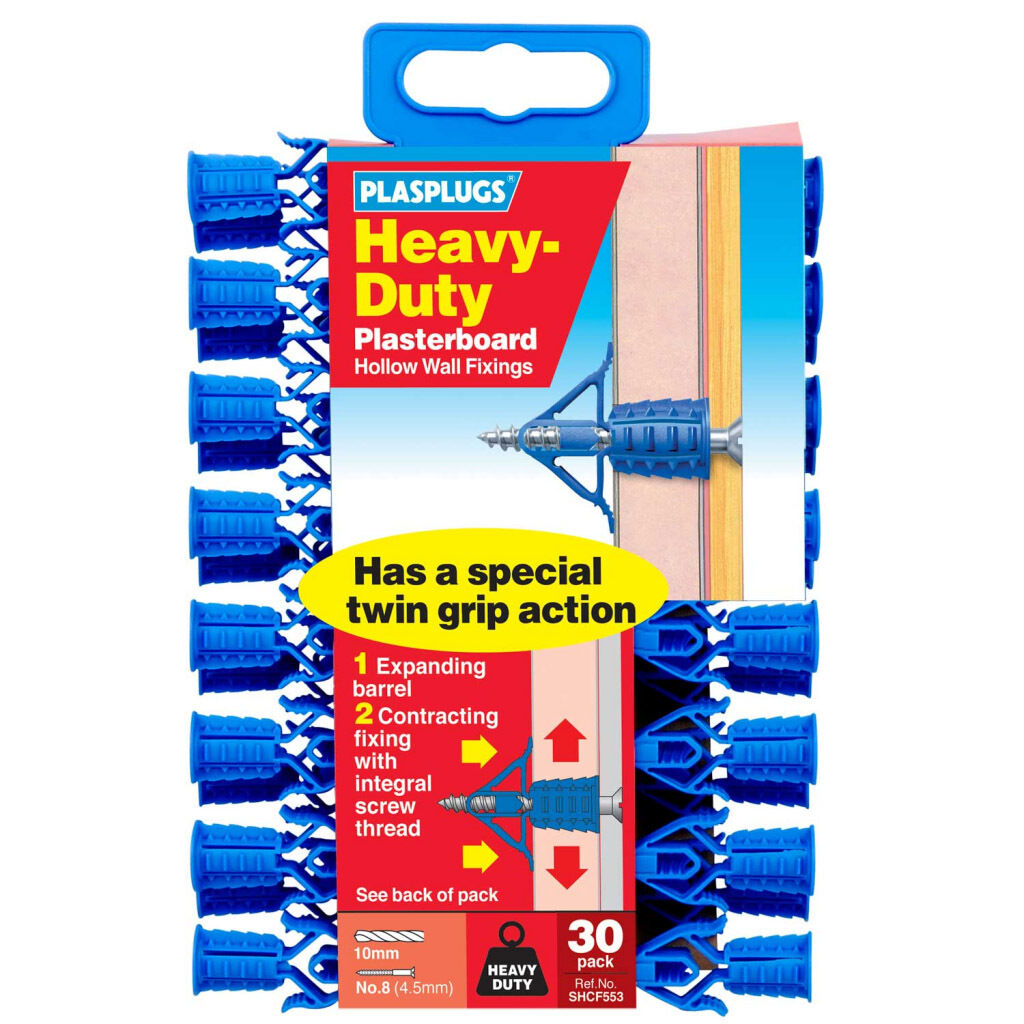 Heavy-Duty-Plasterboard-Cavity-Wall-Plugs-Raw-Fixings-Drywall-Strong-SHCF553