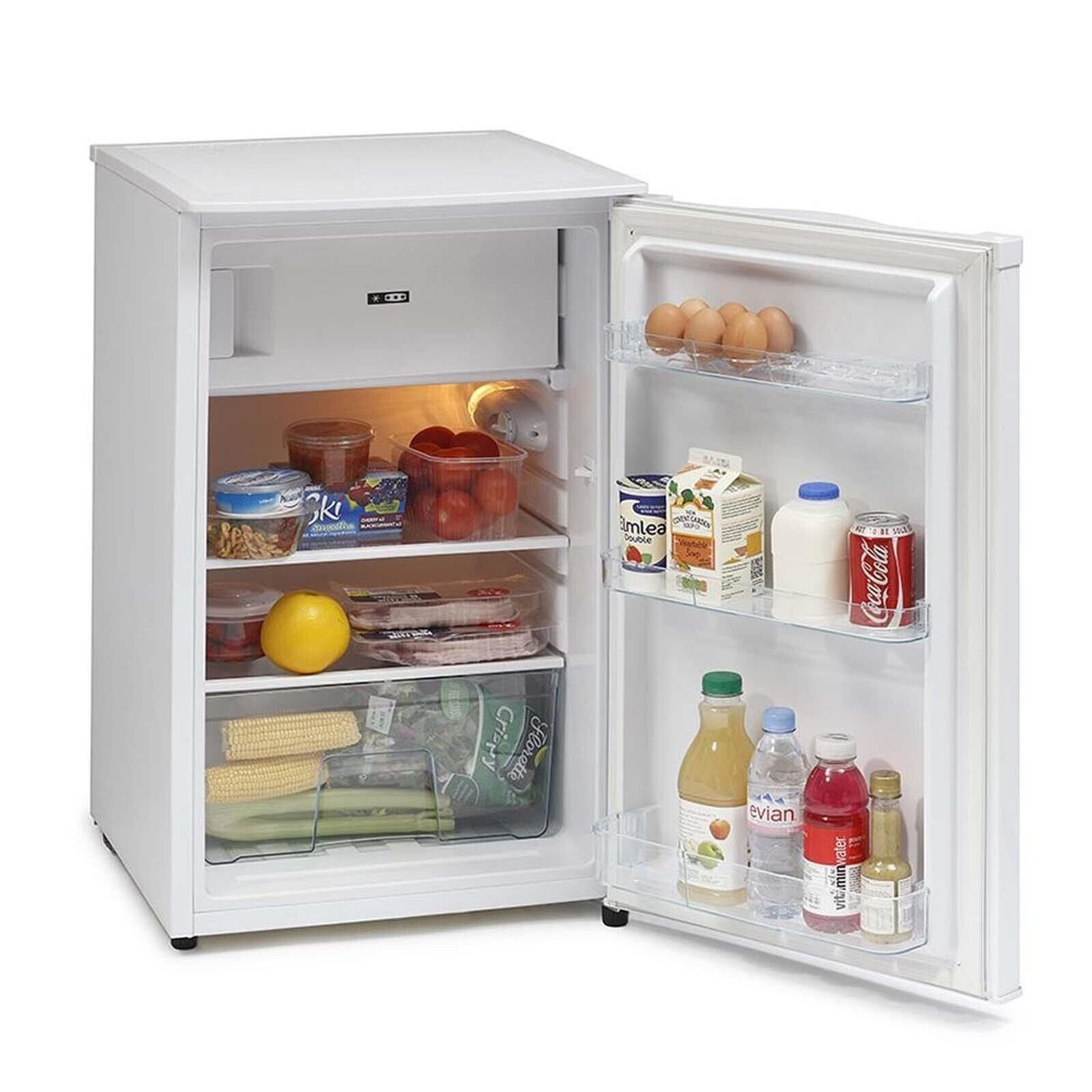 IceKing RK113W.E White 48cm 81L Undercounter Larder Fridge With 3* Icebox