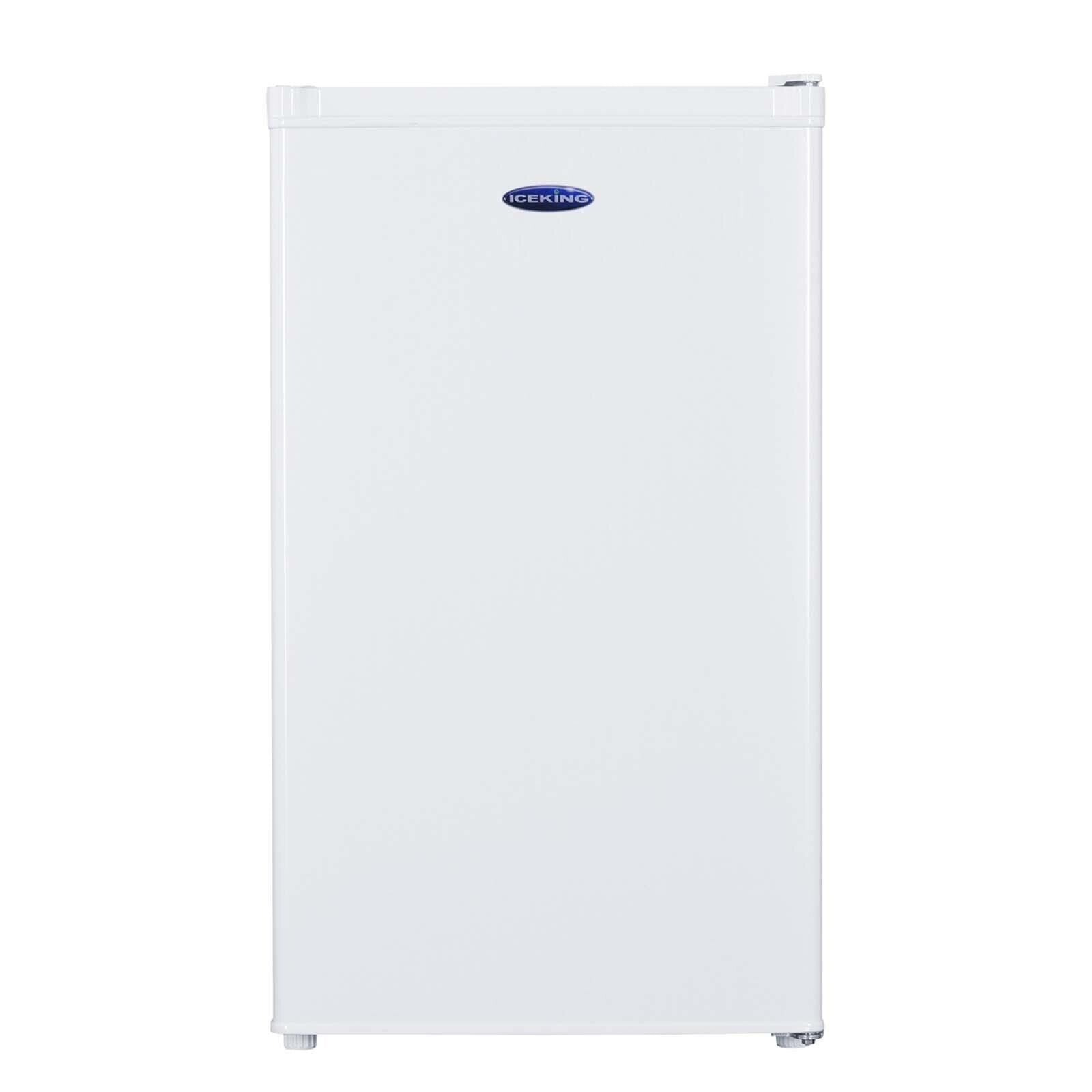 IceKing RK113W.E White 48cm 81L Undercounter Larder Fridge With 3* Icebox