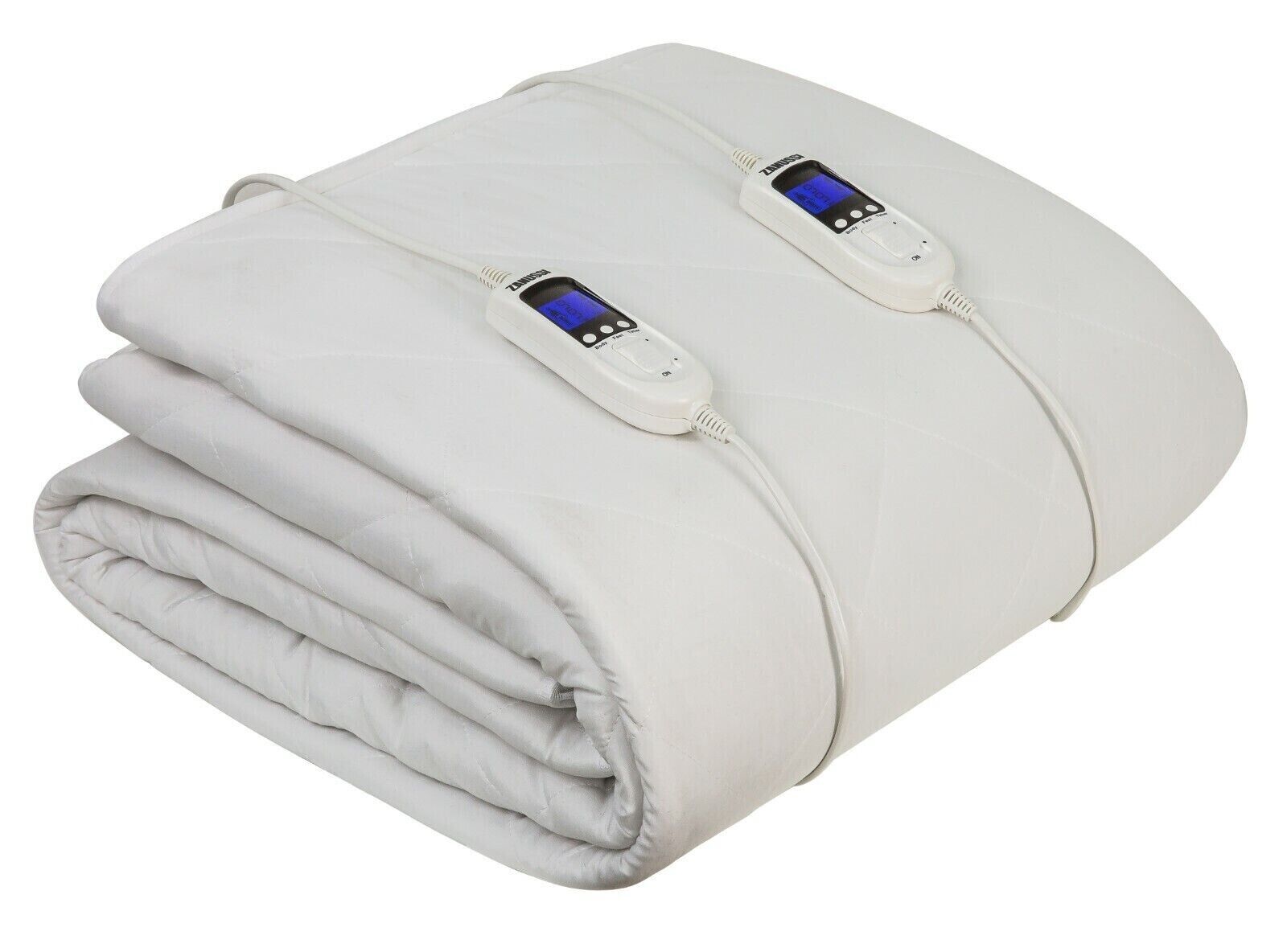 Zanussi Double Electric Heated Blanket with 9 Heat Settings and Timer