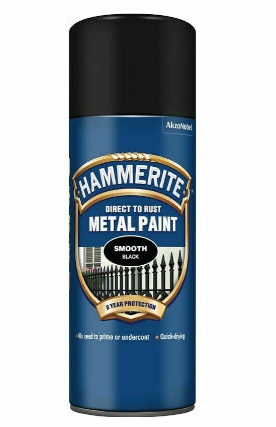 Hammerite-Direct-To-Rust-Smooth-Aerosol-Spray-Paint-Black