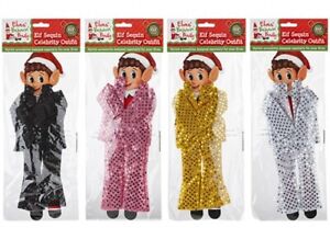 Elf on a Shelf Sequin Outfit