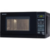 Sharp R272KM Black Solo 800W Microwave Oven with 20L Capacity