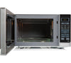 Sharp R372SLM Silver Solo 900W Mirowave Oven with 25L Capacity