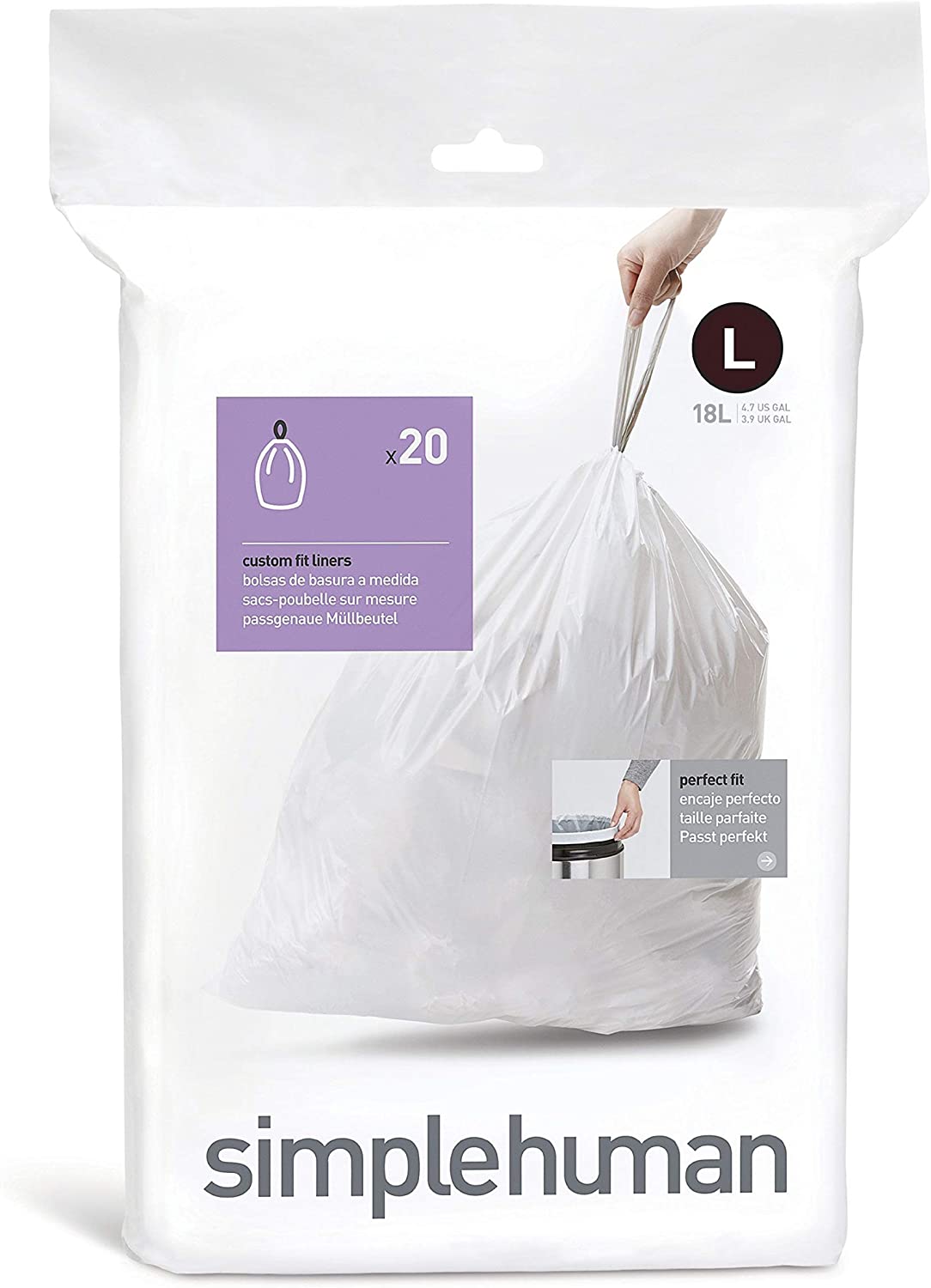 Simplehuman-Code-L-Pack-of-20-Custom-Fit-Bin-liners