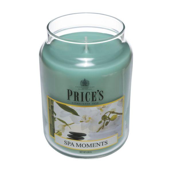 Prices Candles Scented Large Jar - Spa Moments Special Offers & Discounts Kitchen Home / Tealights