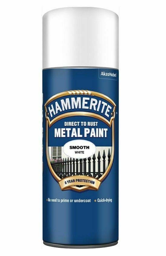 Hammerite-Direct-To-Rust-Smooth-Aerosol-Spray-Paint-White