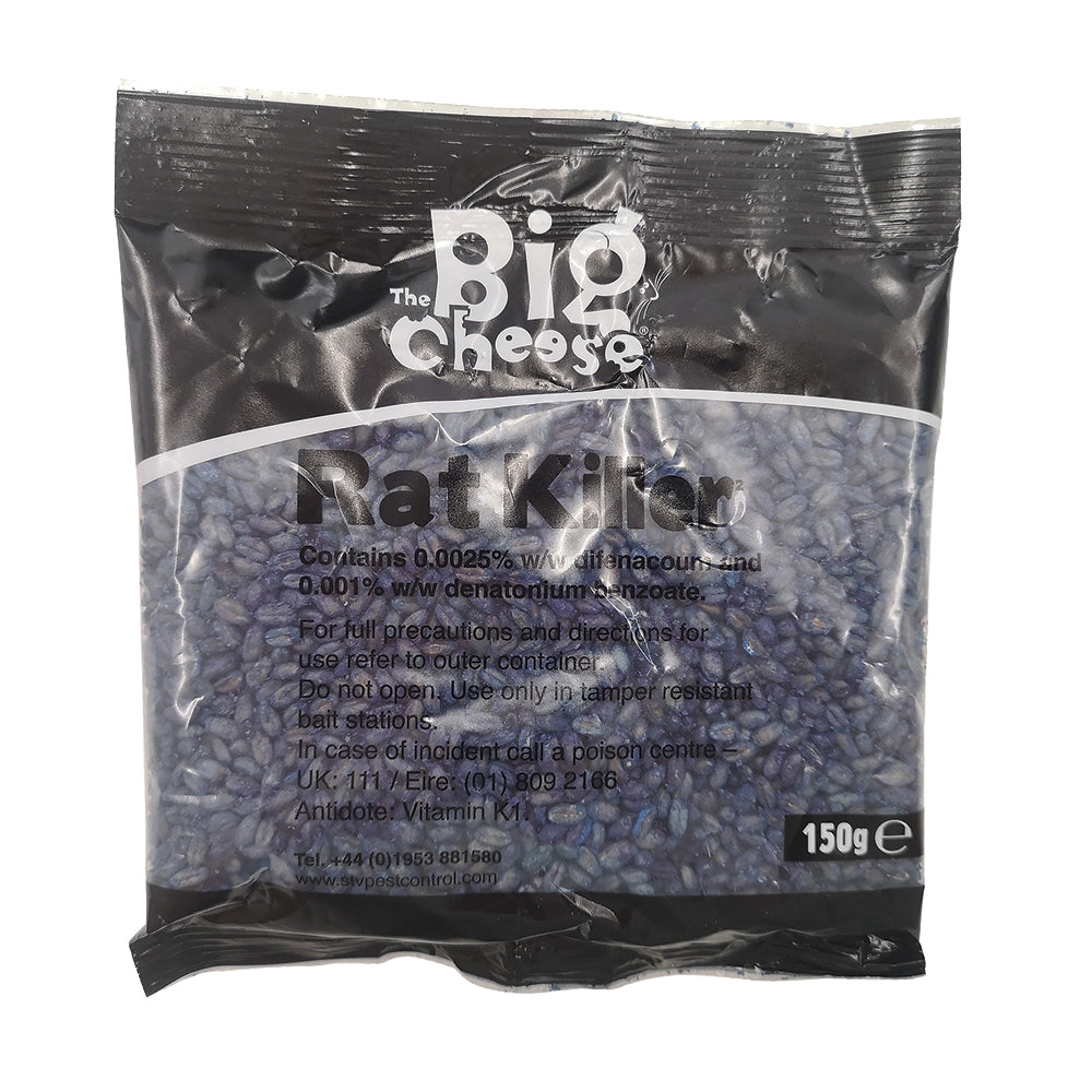 The Big Cheese Rat Killer Grain Bait Sachet 150g