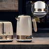 Breville New York Collection Electric Jug Kettle Fast Boil 3Kw 1.7L White & Gold