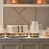 Breville New York Collection Electric Jug Kettle Fast Boil 3Kw 1.7L White & Gold
