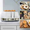Breville New York Collection 4 Slice Toaster White & Gold