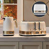 Breville New York Collection 4 Slice Toaster White & Gold