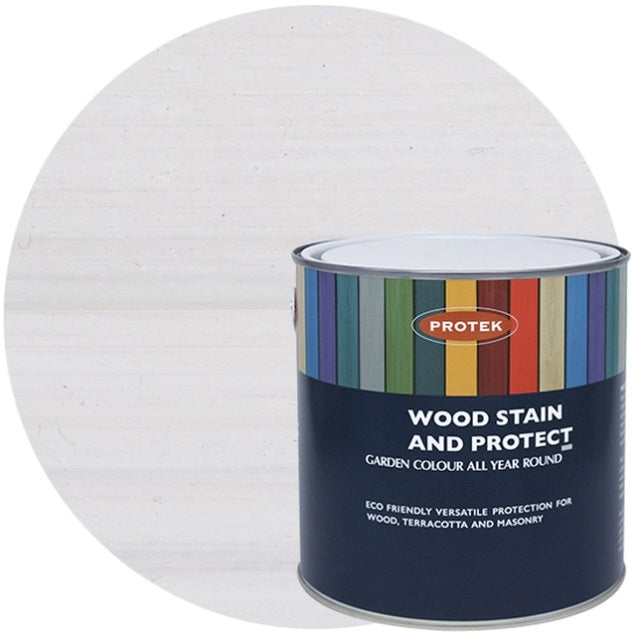 Protek Wood Stain & Protect 2.5L Whitewash