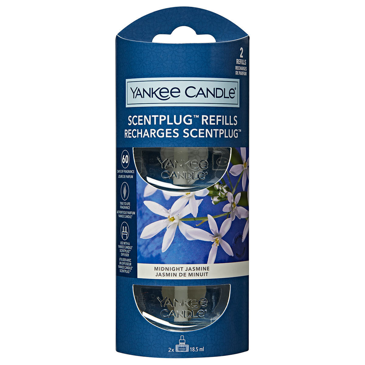 Yankee Candle Midnight Jasmine Scent Plug Refill Twin Pack