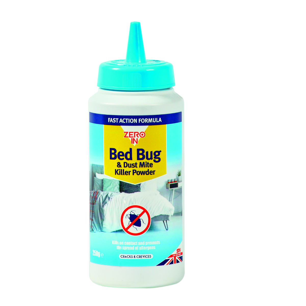 Zero-In-Bed-Bug-&-Dust-Mite-Killer-Powder-250g